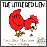 The Little Red Hen | Book Study Activities, Class Book, 2 