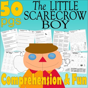 Preview of The Little Scarecrow Boy Fall Read Aloud Book Companion Reading Comprehension
