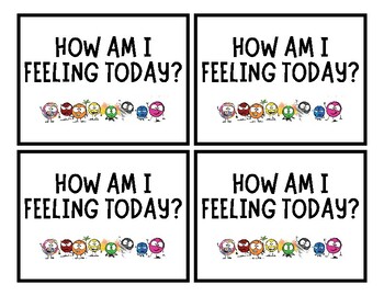 Preview of The Little Spot: Diane Alber How am I feeling Today Cards