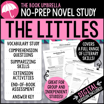 Preview of The Littles Novel Study { Print & Digital }