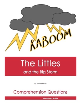 Preview of The Littles and the Big Storm by John Peterson Comprehension Questions