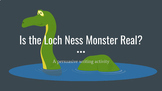 The Loch Ness monster Reading & Persuasive Writing Lesson