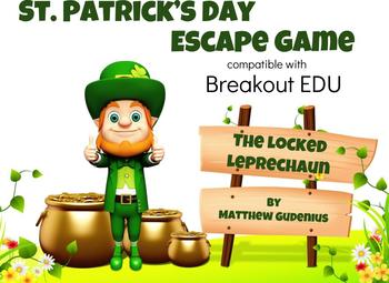 Preview of The Locked Leprechaun Breakout / Escape Game for Primary Grades