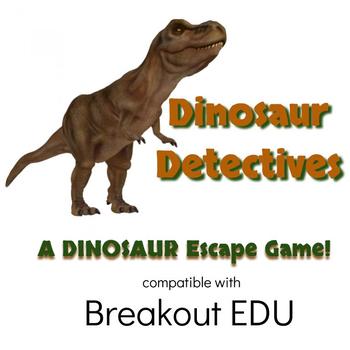Preview of Dinosaur Detectives STEM Breakout / Escape Game for Grades 1-4