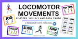 The Locomotor Movements Resource Pack | Posters, Task Card