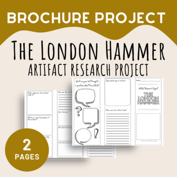 Preview of The London Hammer Ancient Artifact Research Brochure, PDF, 2 Pages
