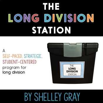 Preview of The Long Division Station: self-paced, student-centered