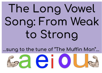 Preview of The Long Vowel Song: From Weak to Strong