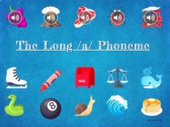 Preview of The Long /a/ Phoneme - Spelling Inquiry eBook