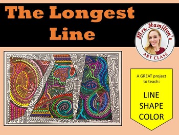 The Longest Line By Mrs Hamilton S Art Class Teachers Pay Teachers