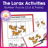 The Lorax Earth Day Activities: Dr. Seuss Number Puzzle Cu