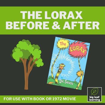 Preview of The Lorax: Before & After - Human Environmental Impacts Worksheet