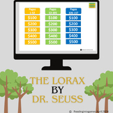 Earth Day: The Lorax Book by Dr. Seuss Jeopardy Activity