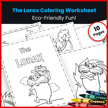 dr seuss coloring pages the lorax