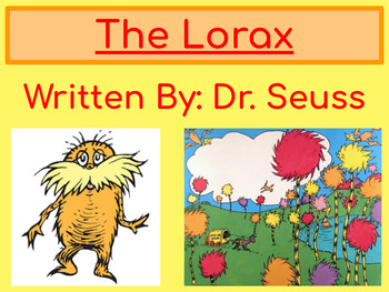 Preview of The Lorax Guided Viewing & Reading Questions