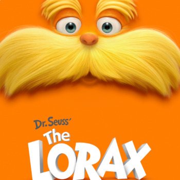 Preview of The Lorax Movie Guide Questions W/ Earth Day Crossword Puzzle W/ Answer Key