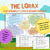 The Lorax: Sustainability Choice Board Assessment with Rubric