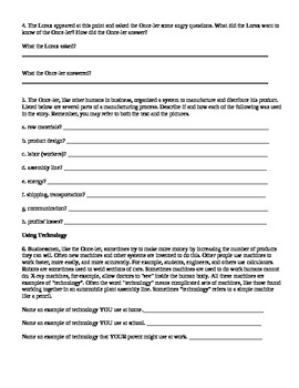 The Lorax Worksheet-Earth Day Activity-Humans and Environment Lesson