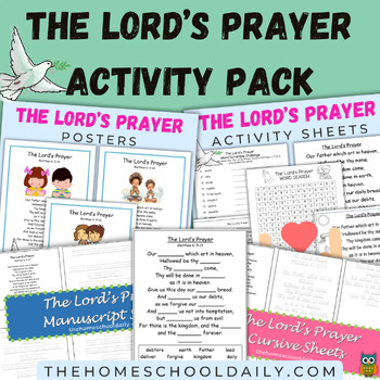 The Lord's Prayer Activity Pack by Marie Nimmons | TPT