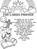 The Lord's Prayer (COLORING PAGE & ACTIVITY SHEET)