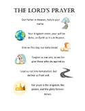 The Lord's Prayer - Christain Homeschool Resource