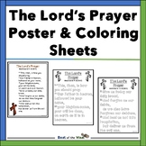 The Lord's Prayer Poster and Coloring Sheets - Free Printables