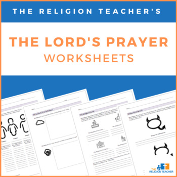 Preview of The Lord's Prayer Worksheets (Our Father) from The Religion Teacher