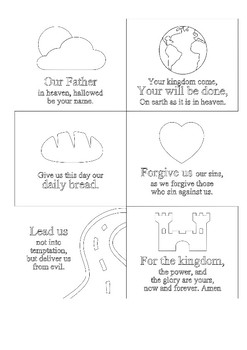 The Lords Prayer coloring pages p23