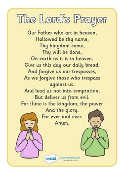 The Lord's Prayer Display Posters by Twinkl Printable Resources | TpT