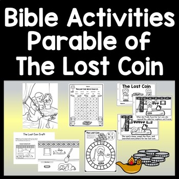 The Lost Coin Sunday School Lesson {5 Activities} {Parables of Jesus}