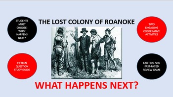 Preview of The Lost Colony of Roanoke:  What Happens Next?