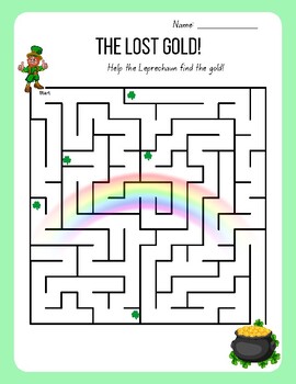 Preview of The Lost Gold Maze