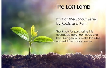 Preview of The Lost Lamb - A Decodable Bible Story