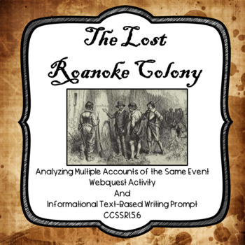 Preview of The Lost Roanoke Colony: Analyzing Multiple Accounts of the Same Event