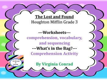 Lost and Found Comprehension Whole Class Guided Reading