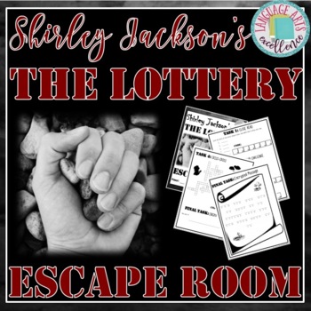 Preview of The Lottery ESCAPE ROOM (Shirley Jackson)
