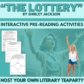 Preview of "The Lottery" Pre-Reading Activites: Engaging Discussion and Predictions