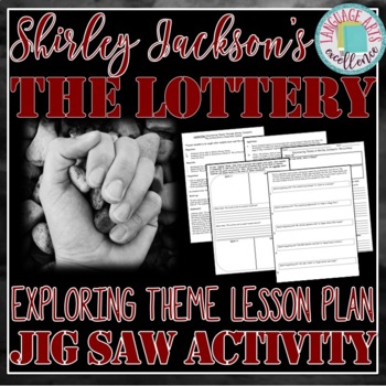 Preview of The Lottery Theme Jigsaw Lesson Plan (Shirley Jackson)