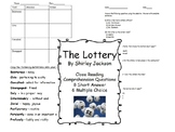 The Lottery - Vocabulary - Setting and Mood - Comprehensio