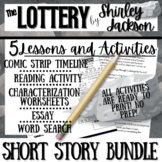 The Lottery by Shirley Jackson | Short Story Bundle | 5 Le