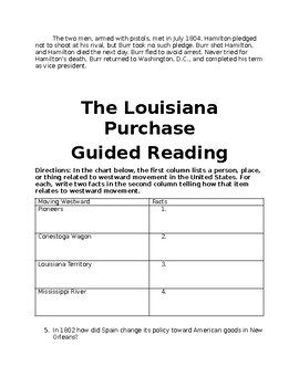 louisiana purchase essay free