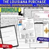 The Louisiana Purchase Reading Comprehension Passage,PUZZL