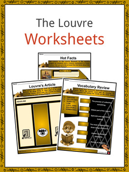 Preview of The Louvre Facts and Worksheets