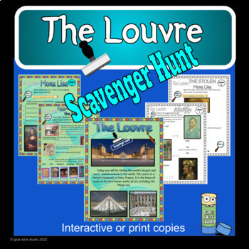 Preview of The Louvre- Scavenger Hunt