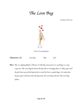Preview of The Love Bug - Small Group Rhyming Reader's Theater