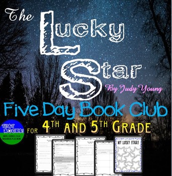 Preview of The Lucky Star 5 Day Book Club for 4th or 5th Grade