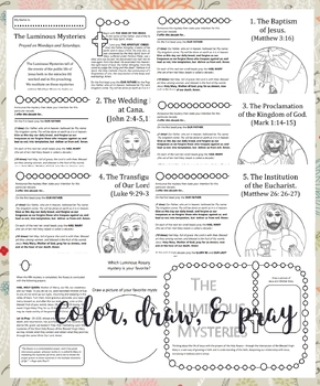 luminous mysteries of the rosary printable