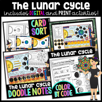 Preview of The Lunar Cycle Activity Bundle