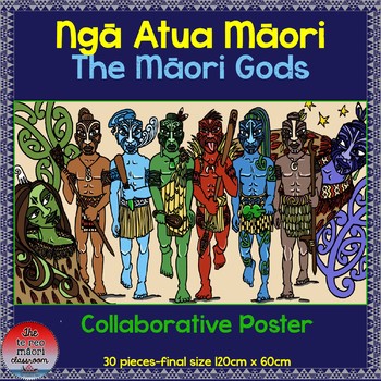 Preview of The Māori Gods-Ngā Atua Māori Collaborative Poster