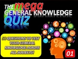The MEGA General Knowledge Pub Quiz #1 (50 Questions) Sett